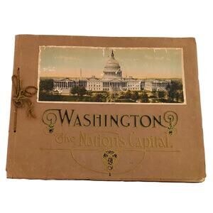 Vintage "The Nation’s Capital City Beautiful" DC Photo Book B.S. Reynolds